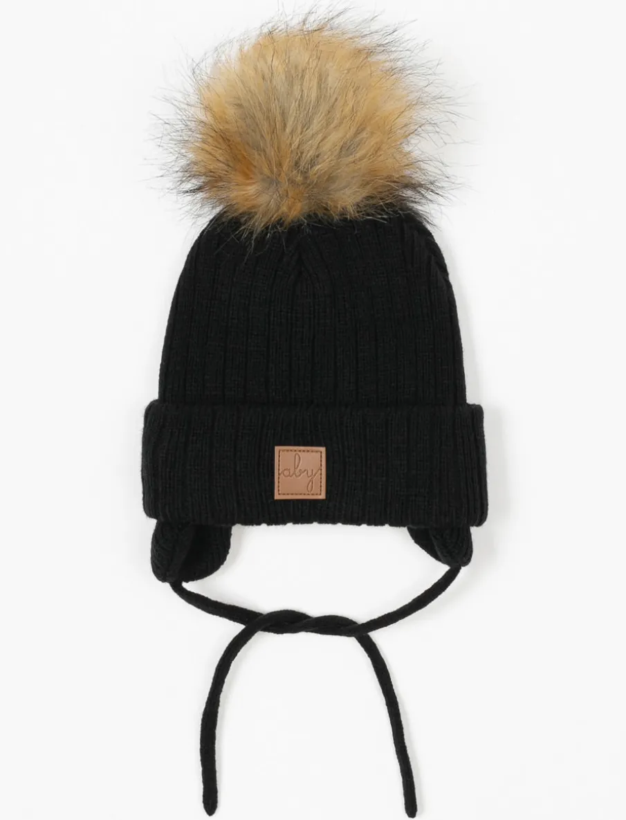 Cuffed Pompom Beanie - Baby