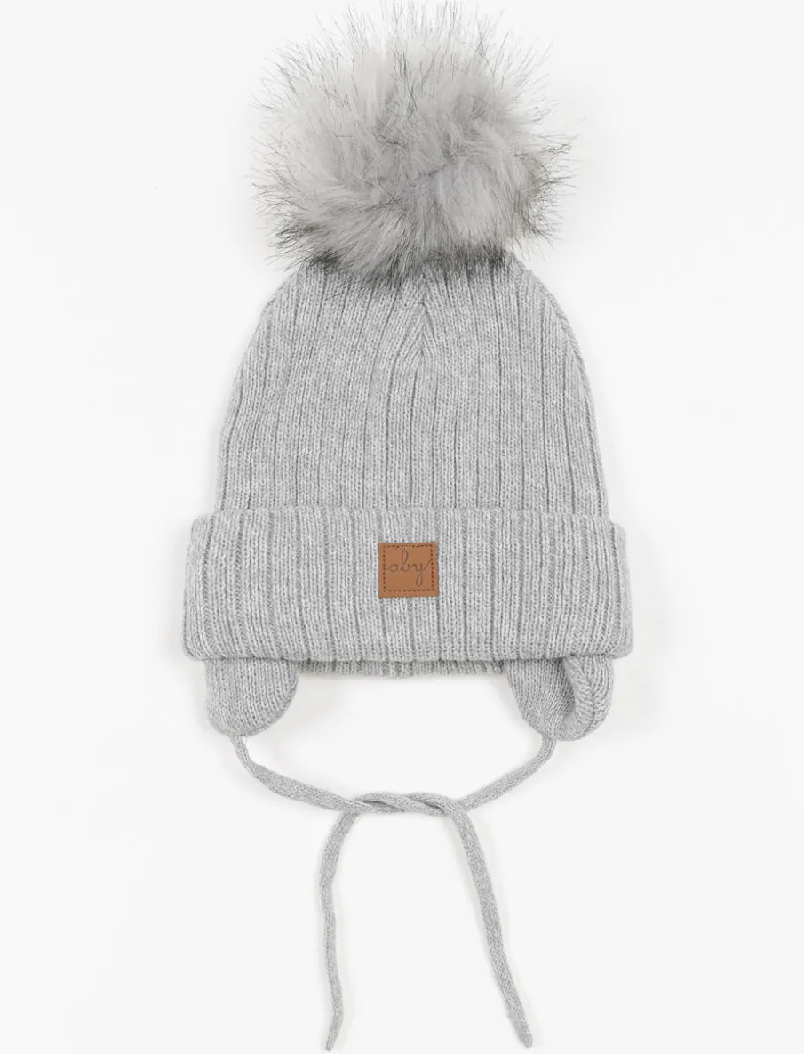 Cuffed Pompom Beanie - Baby