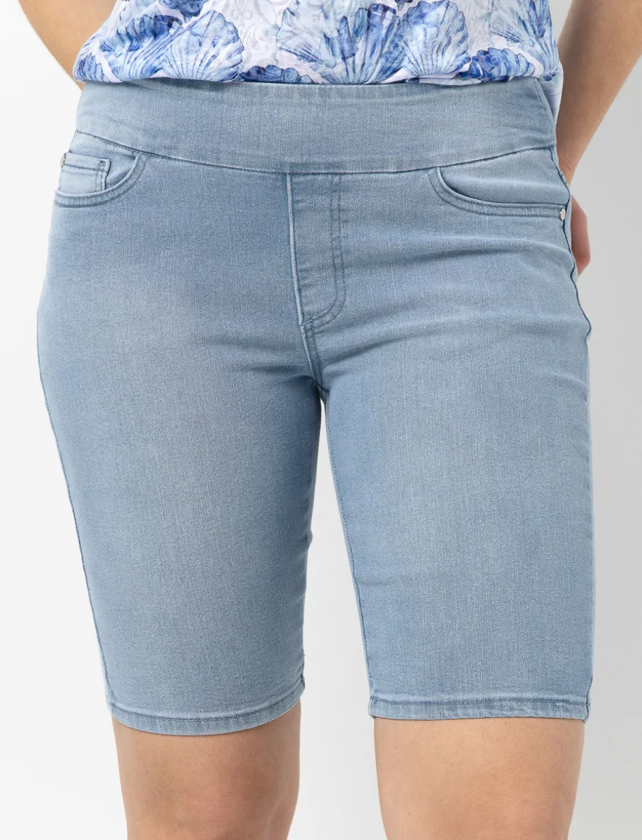 Denim Bermuda Shorts