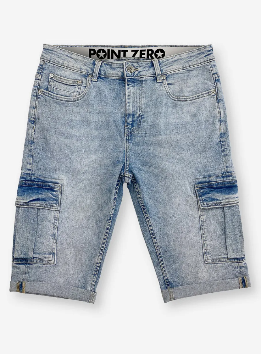 Denim Bermuda Shorts