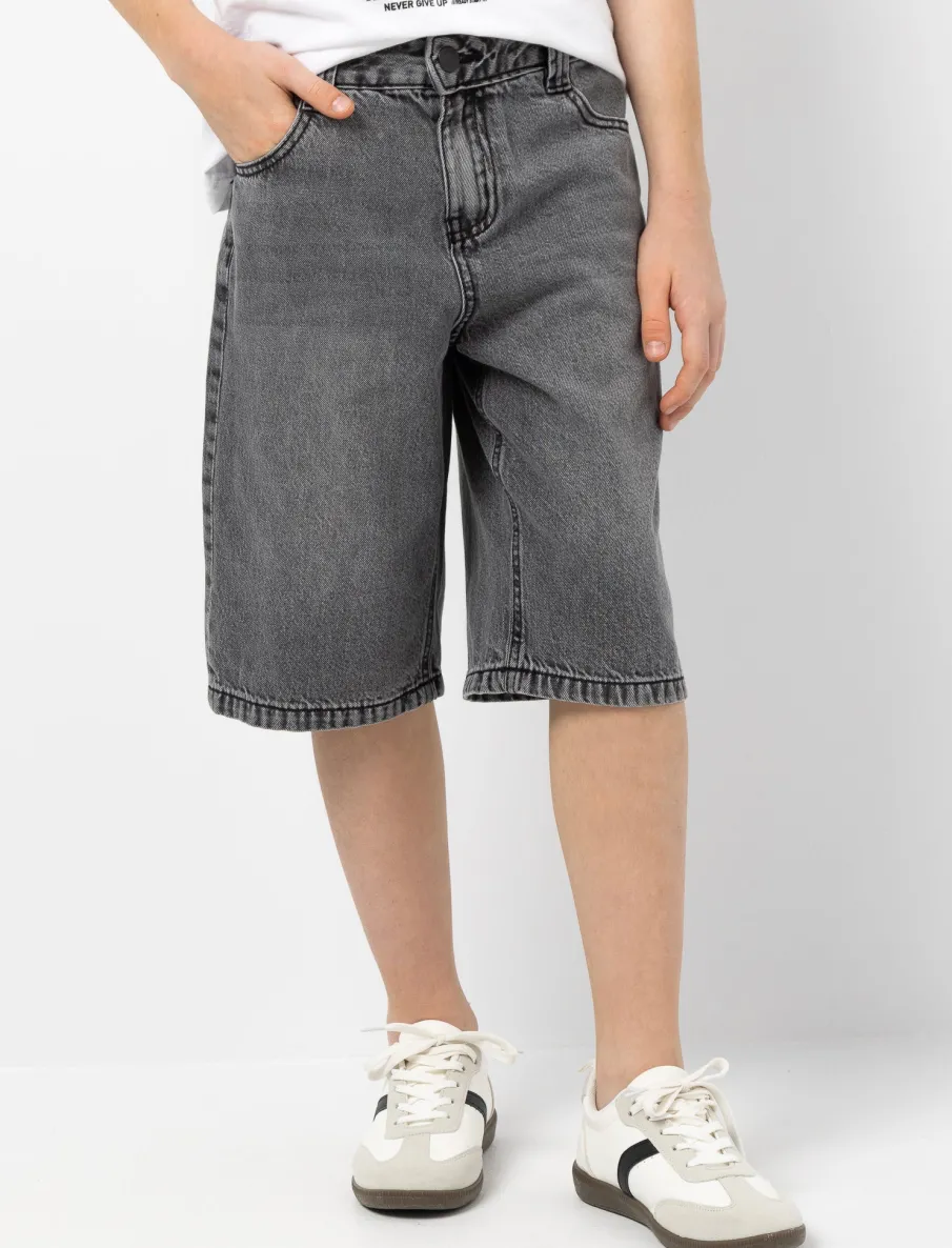 Denim Bermuda Shorts