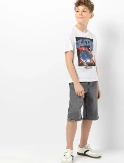 Denim Bermuda Shorts