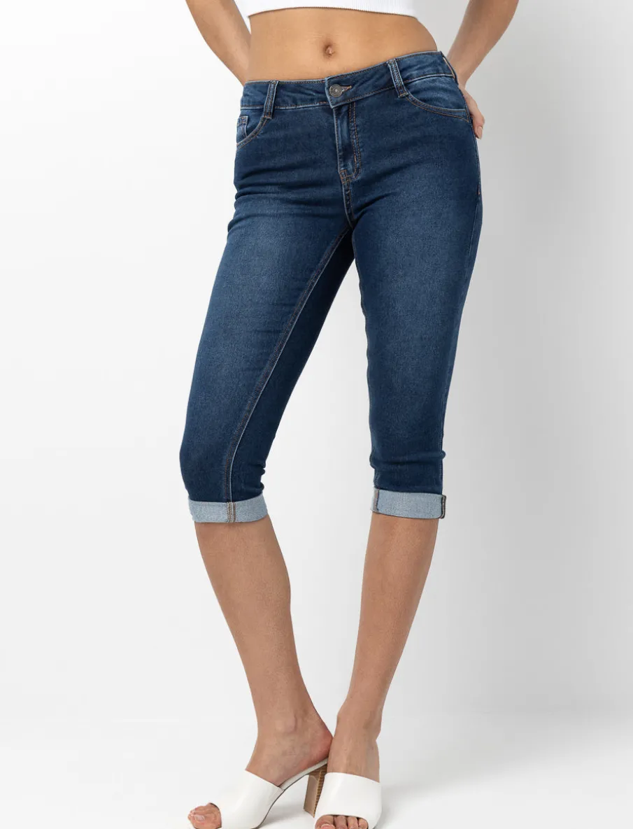 Denim Capri