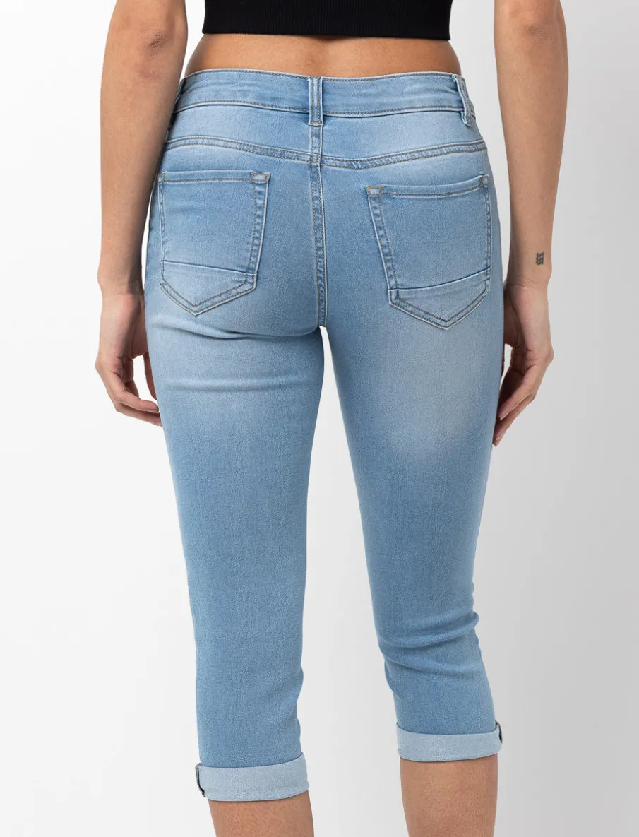 Denim Capri
