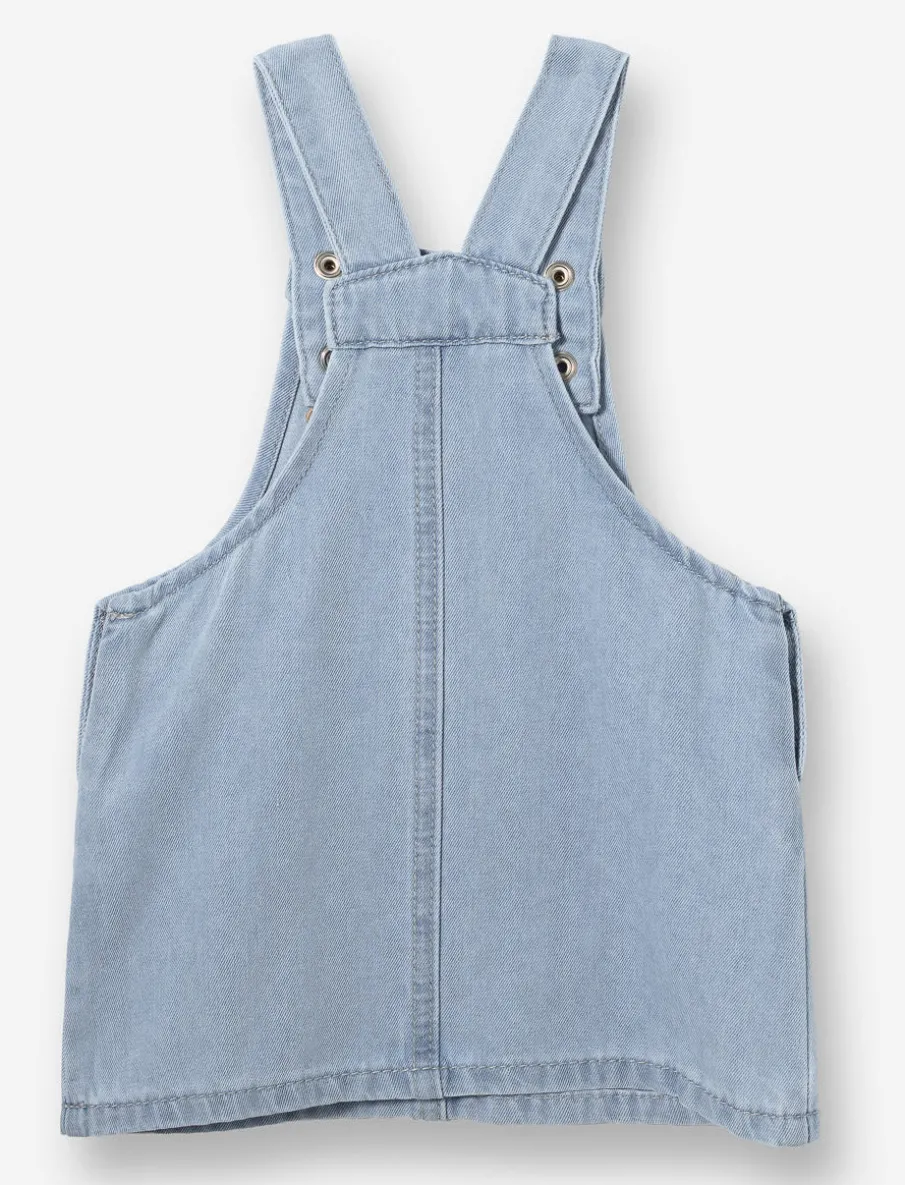 Denim Jumper with Embroidery