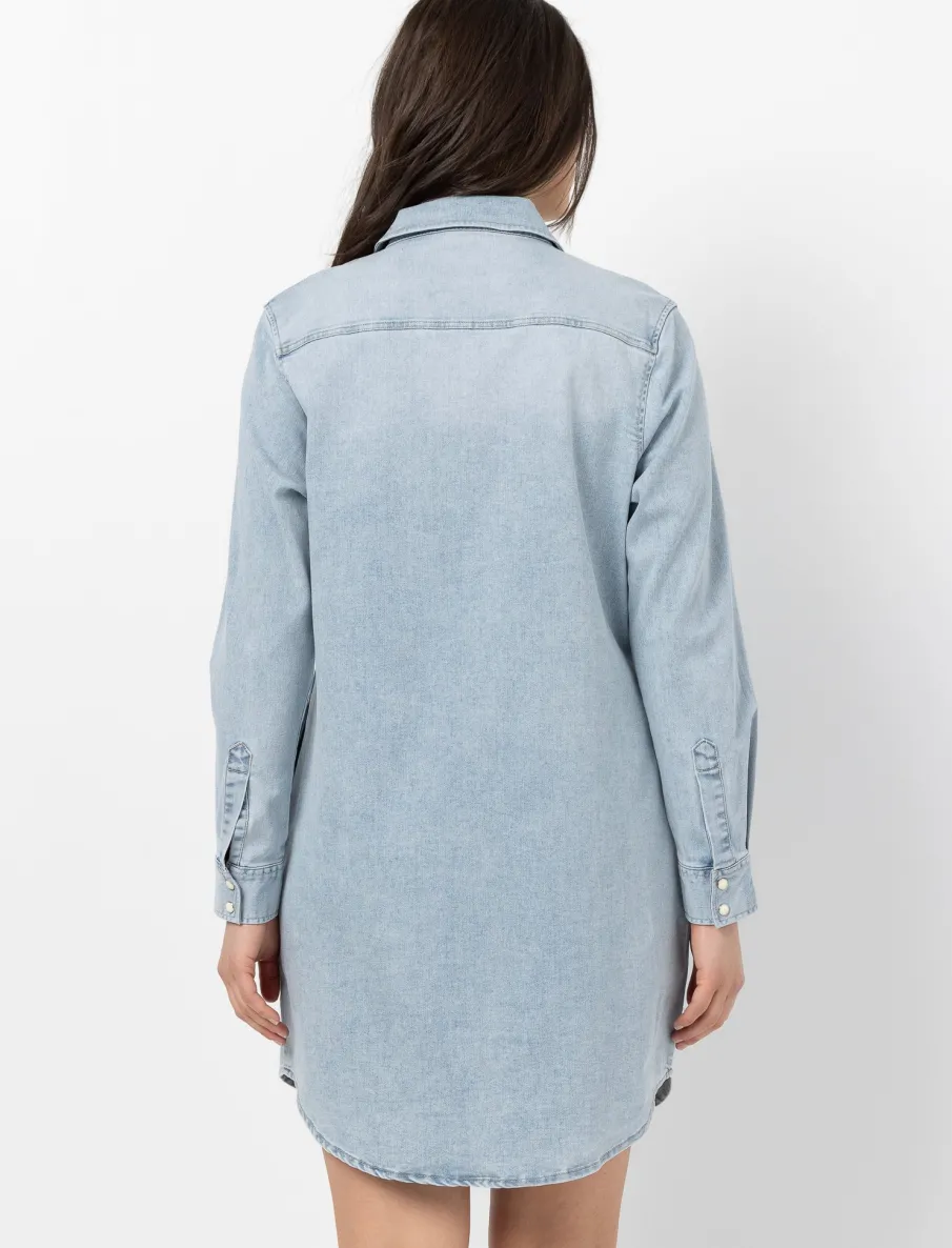 Denim Shirt Dress
