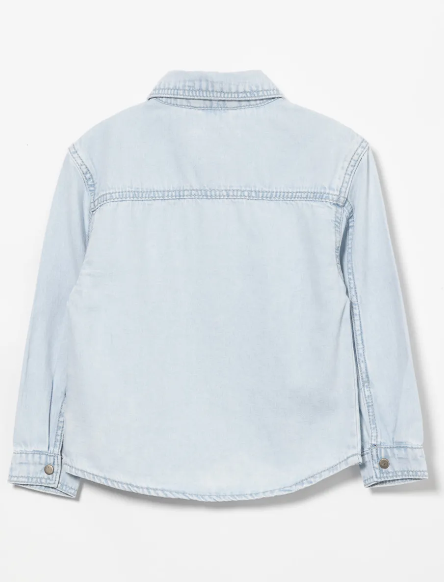 Denim Shirt with Pocket - Little Boy