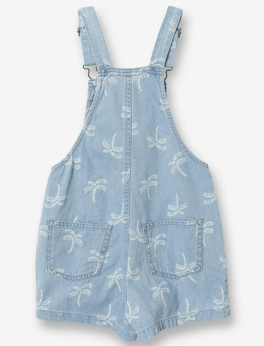 Denim Short Overalls