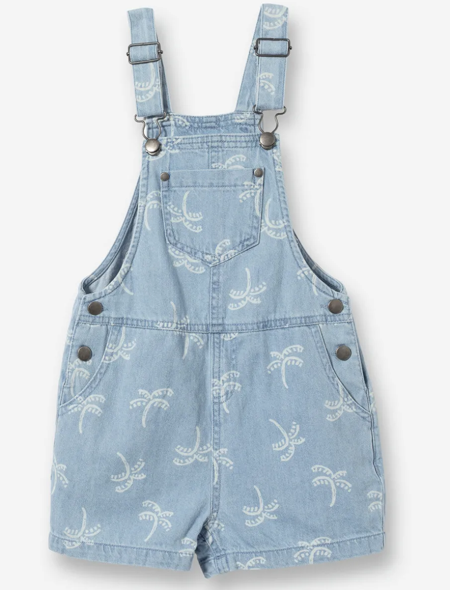 Denim Short Overalls