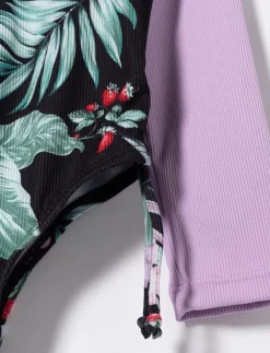 Dermo-protective one-piece swimsuit