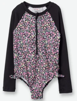 Dermo-protective one-piece swimsuit