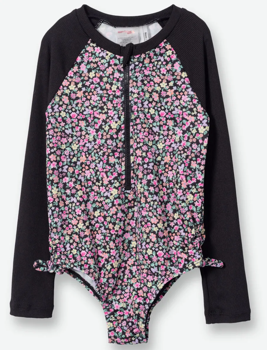 Dermo-protective one-piece swimsuit
