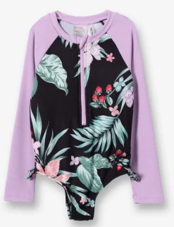 Dermo-protective one-piece swimsuit