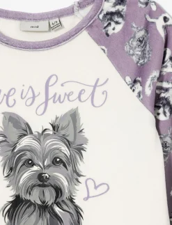 Dog Print Sleepshirt - Little Girl