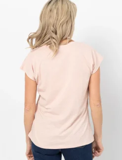Dolman Sleeve Printed T-shirt
