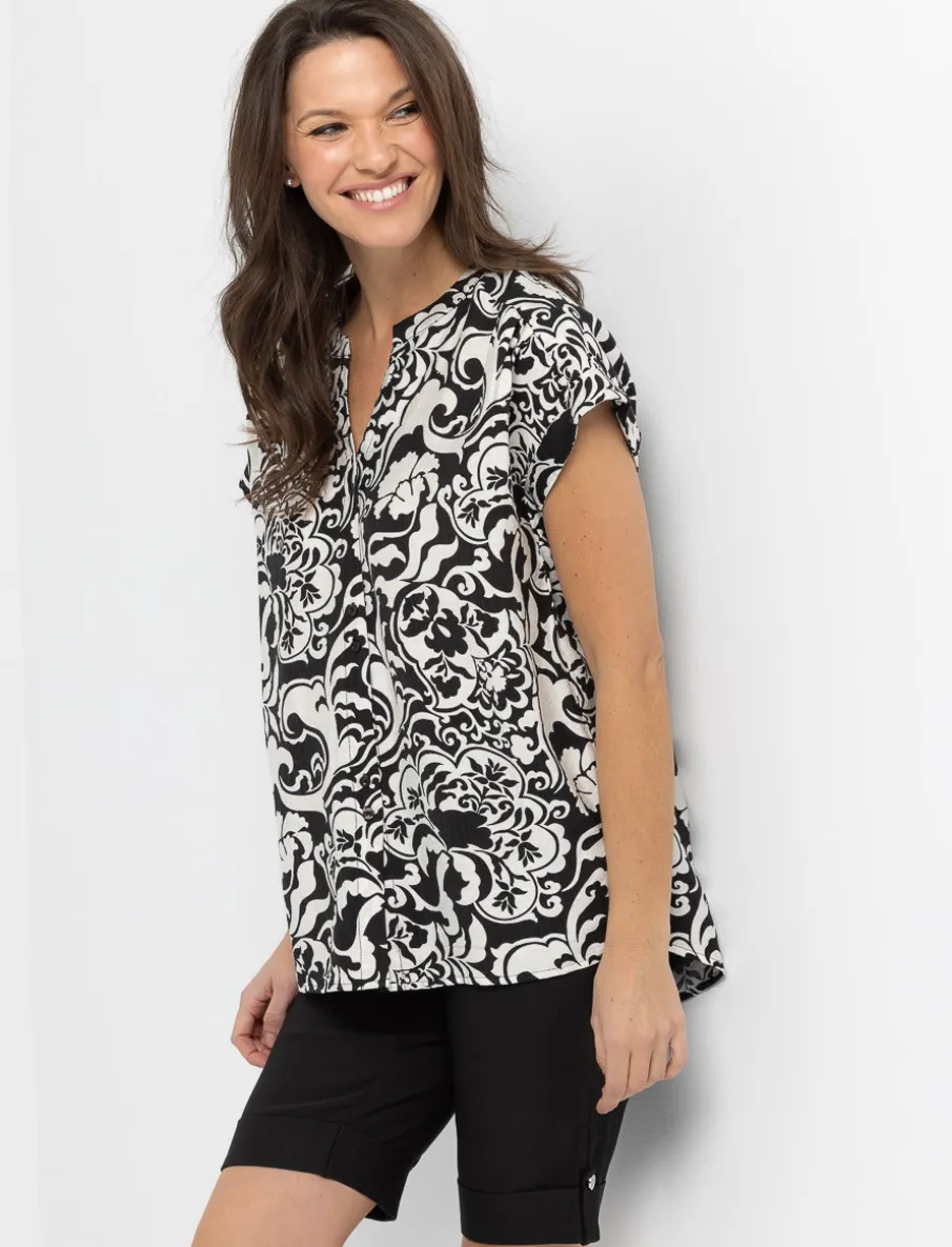 Dolman-sleeved Blouse