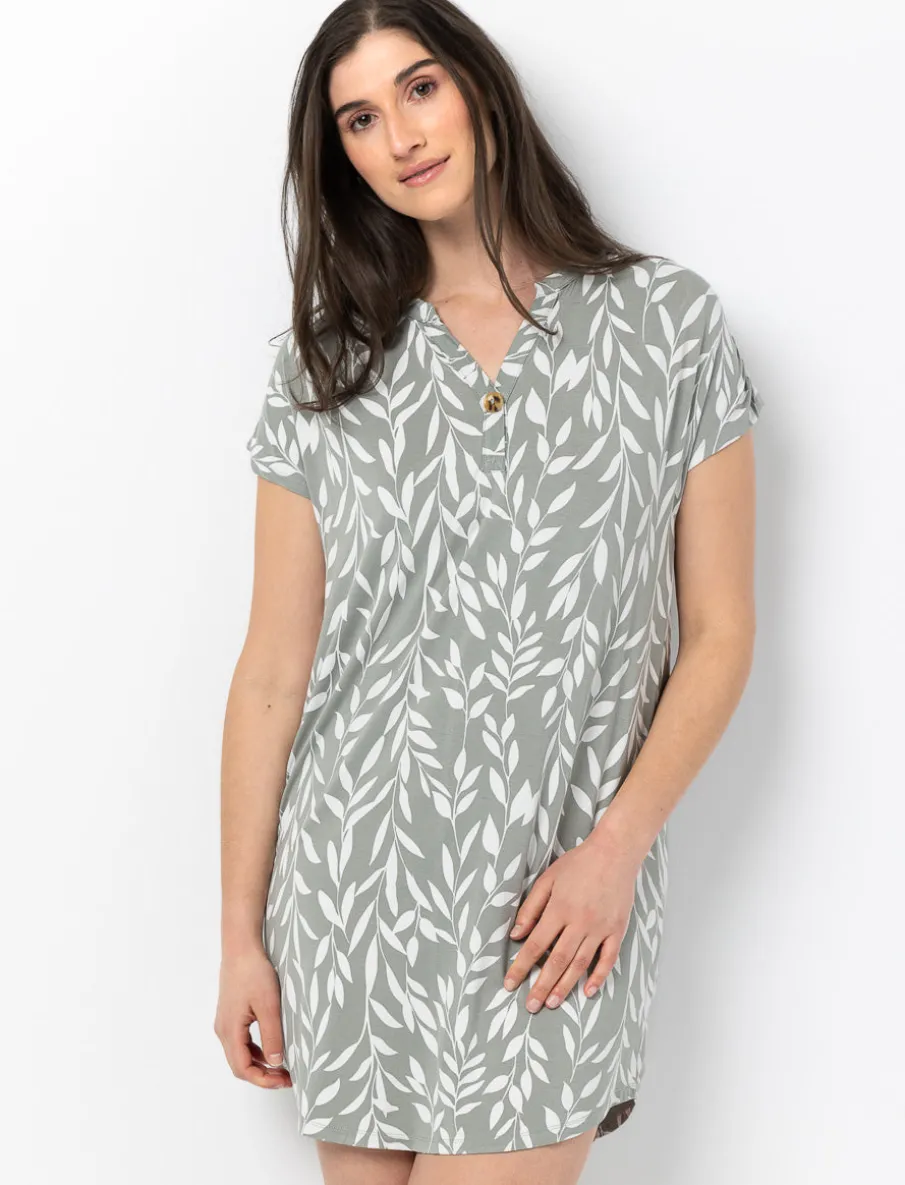Dolman-sleeved Dress