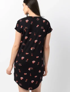 Dolman-sleeved Dress