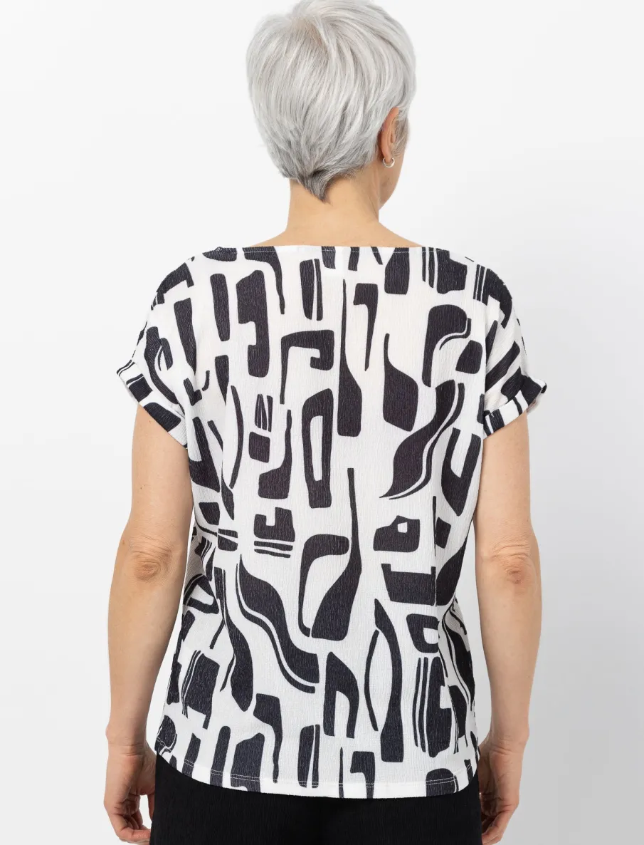 Dolman-sleeved T-shirt