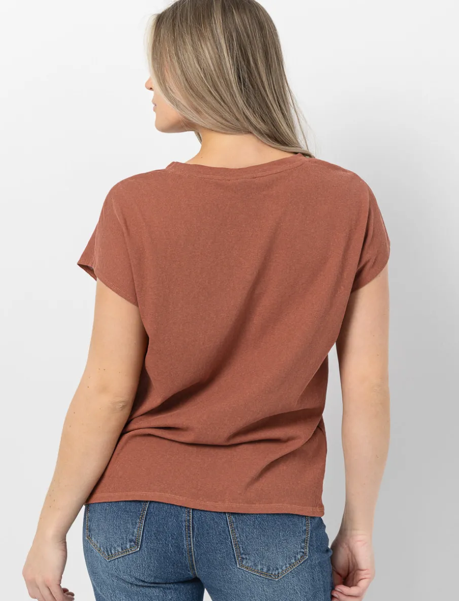 Dolman-sleeved T-shirt