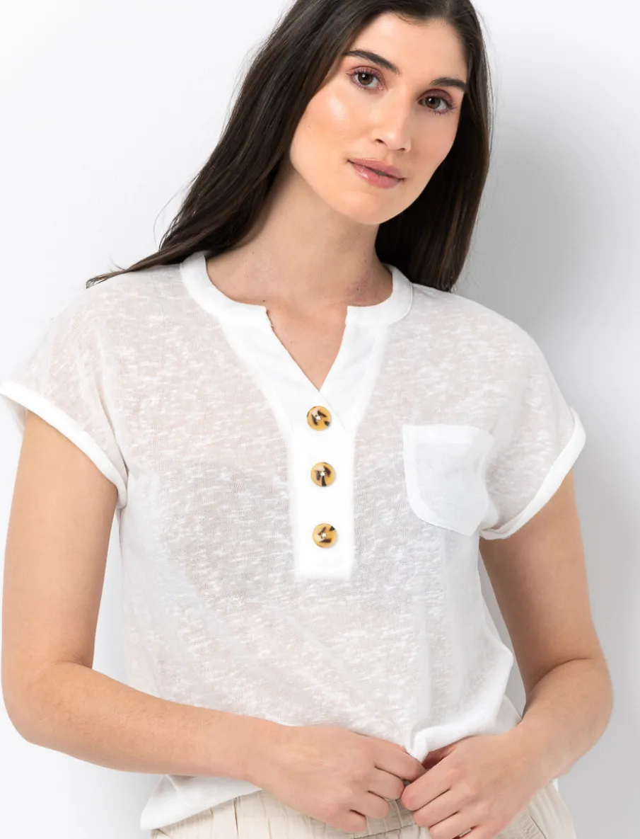 Dolman-sleeved T-shirt