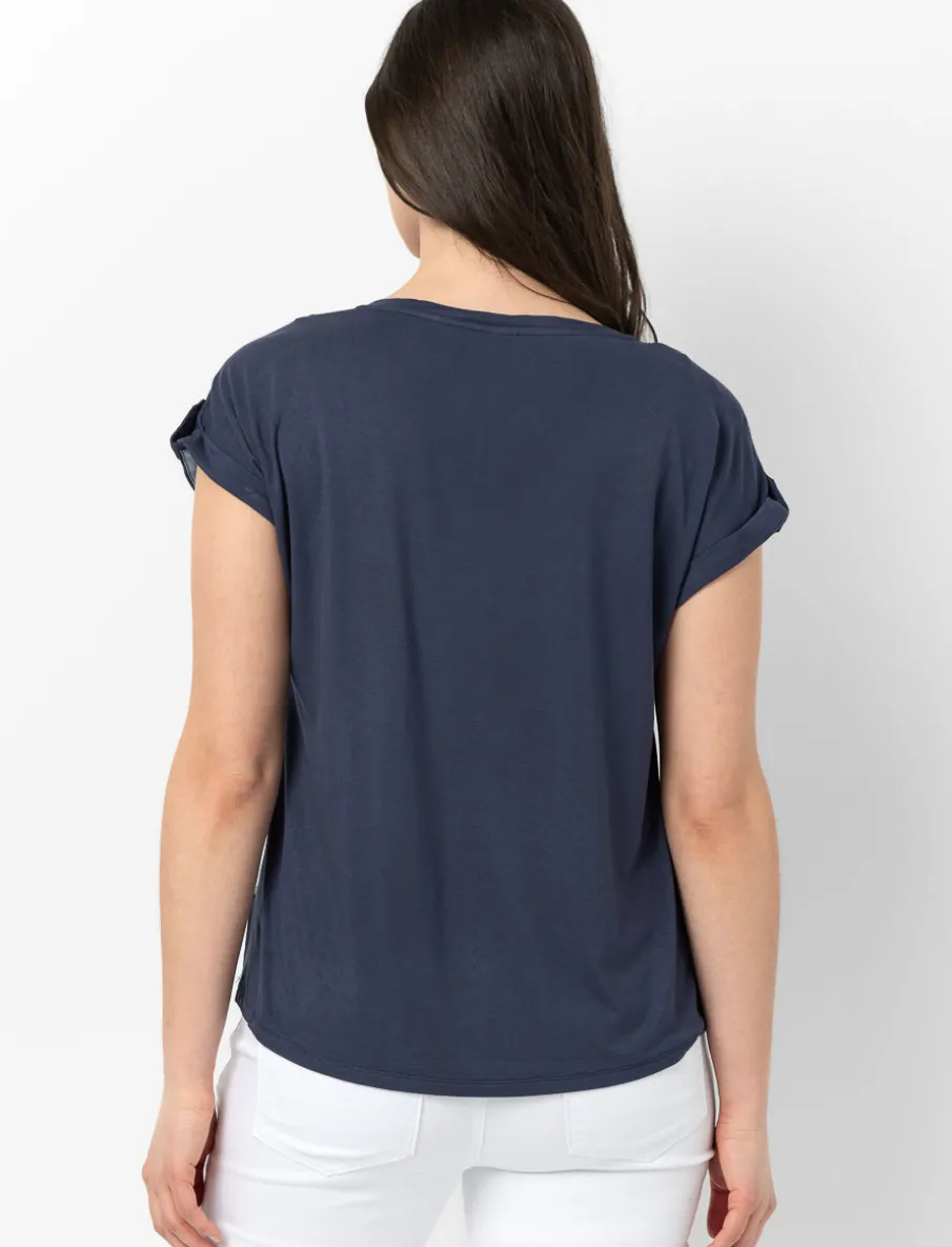 Dolman-sleeved T-shirt