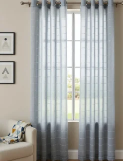 Dotted Striped Sheer Panel