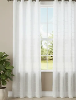 Dotted Striped Sheer Panel