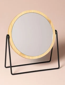 Double-sided Mirror on Metal Stand