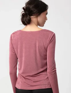 Draped Neckline T-shirt