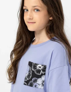 Dress T-shirt with Printed Pocket
