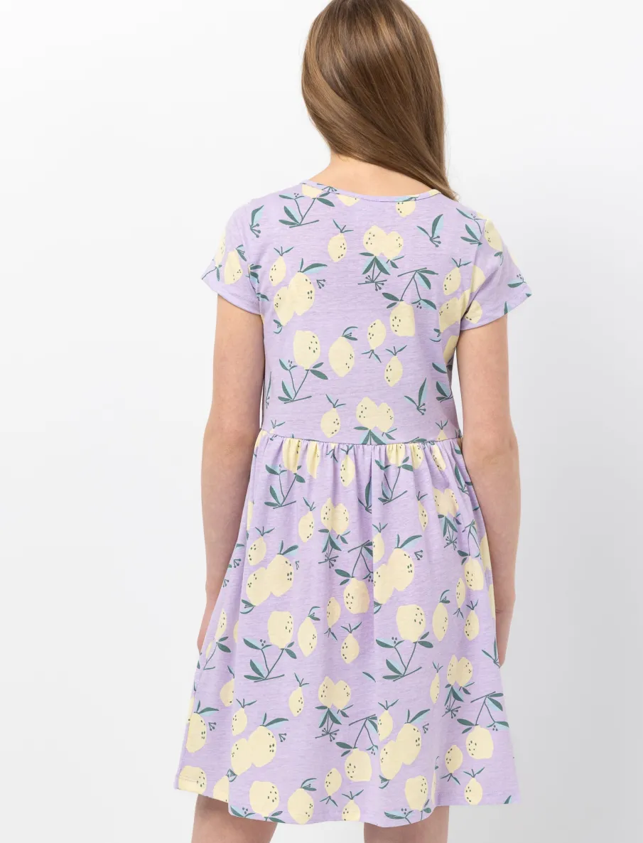 Dress with Lemon All-over Print