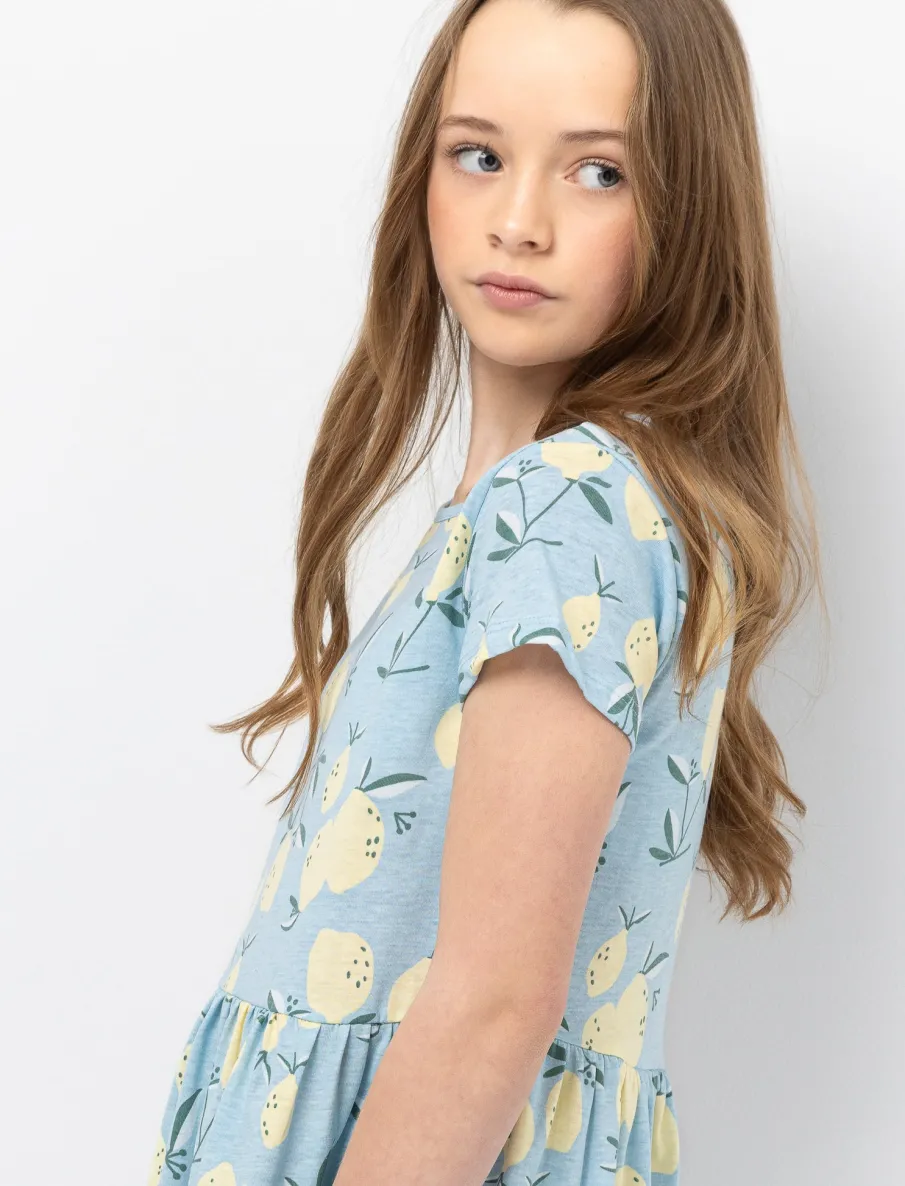 Dress with Lemon All-over Print