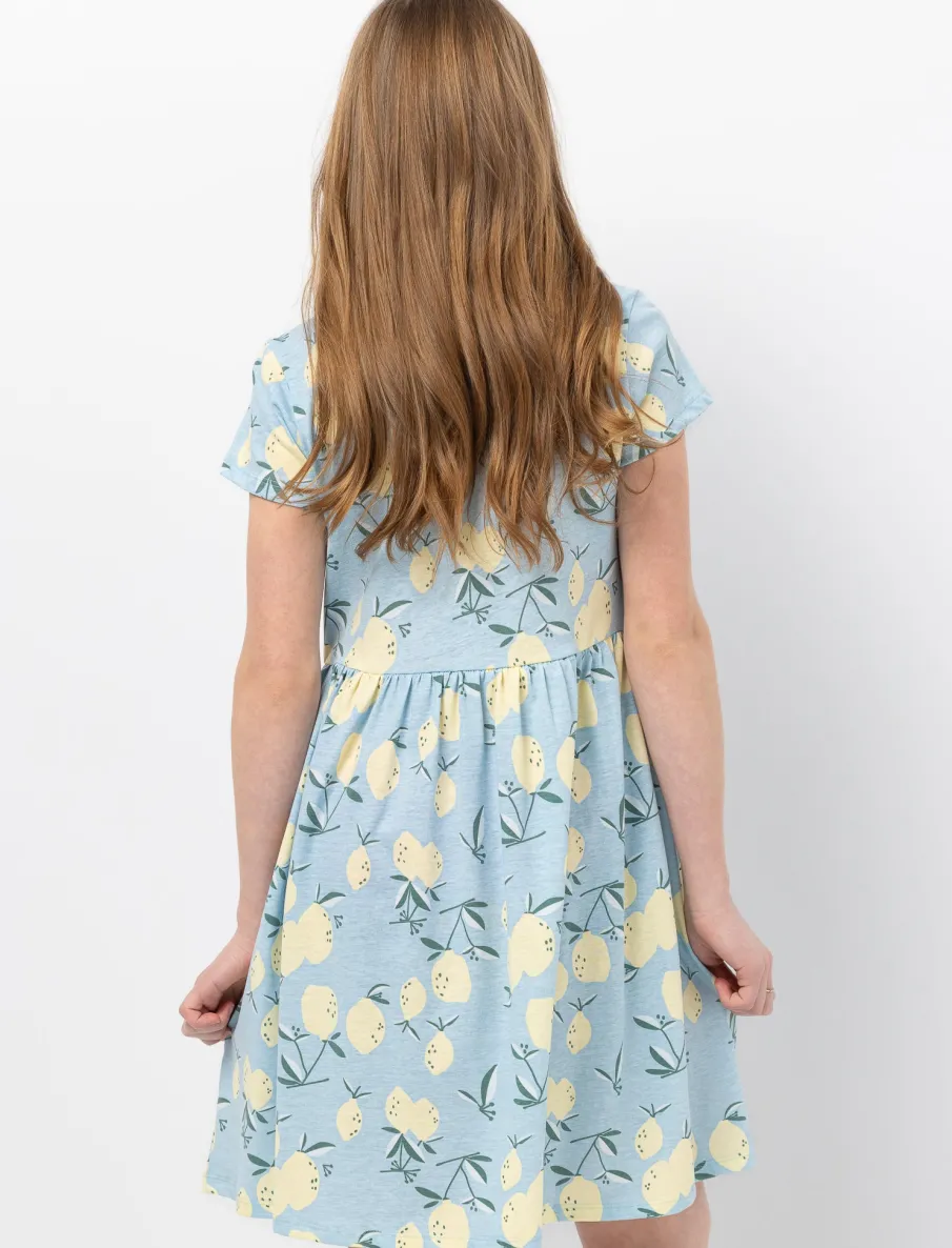 Dress with Lemon All-over Print