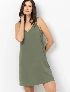 Dress with Wide Straps