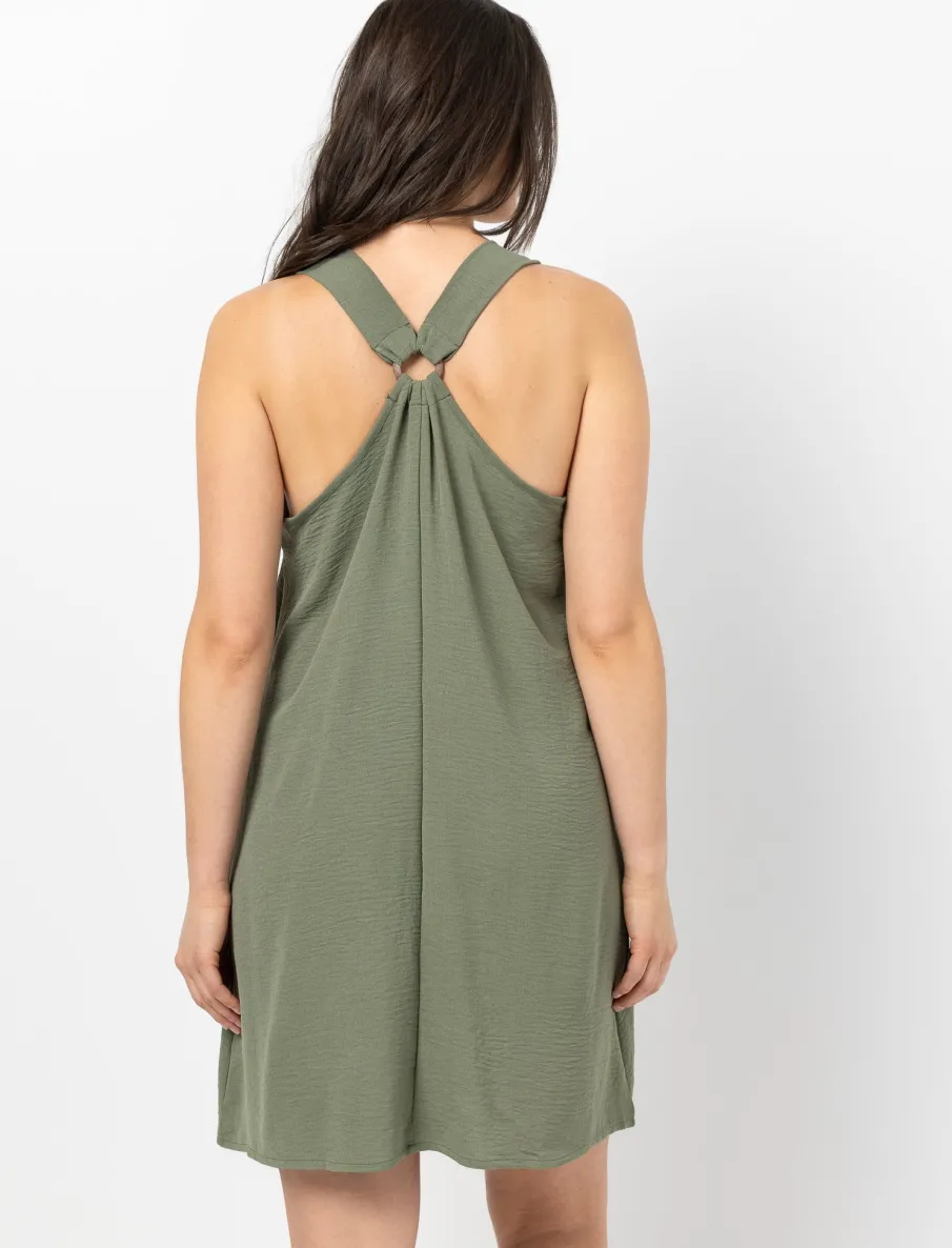 Dress with Wide Straps