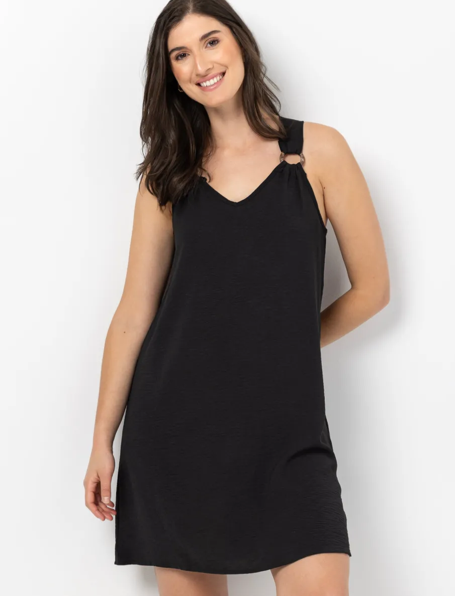 Dress with Wide Straps
