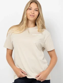 Drop-shoulder Printed T-shirt