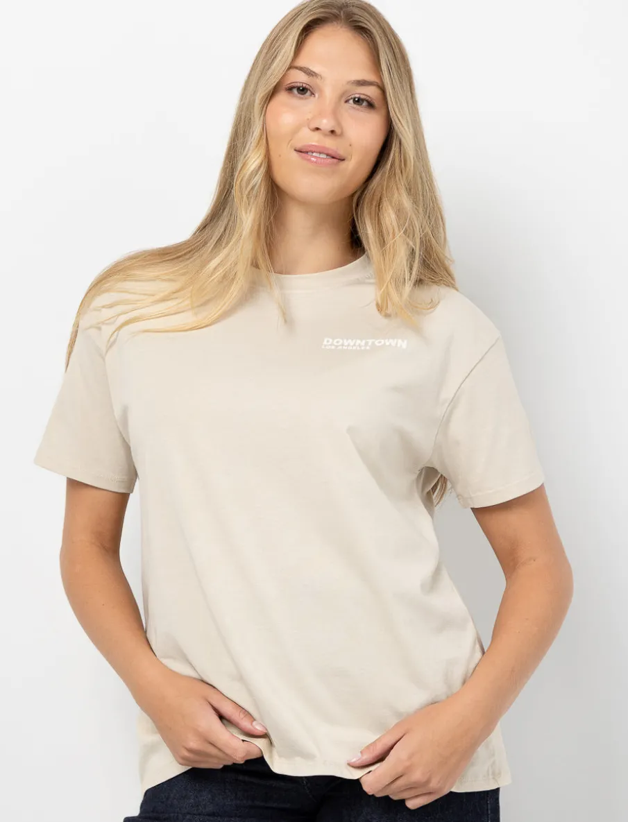 Drop-shoulder Printed T-shirt