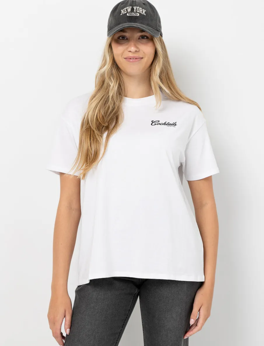 Drop-shoulder Printed T-shirt