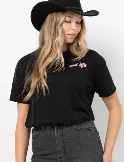 Drop-shoulder Printed T-shirt