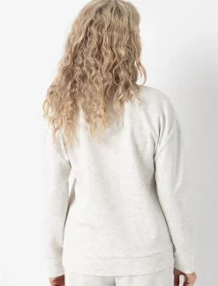 Drop-shoulder V-neck Sweater