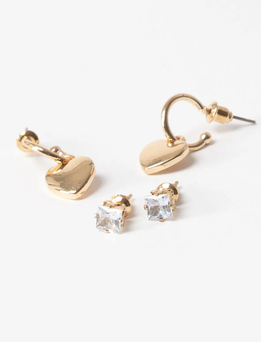 Earrings - 2 pairs