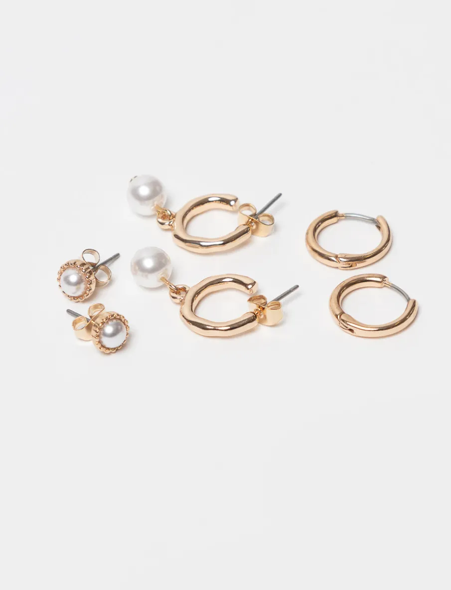 Earrings - 3 Pairs
