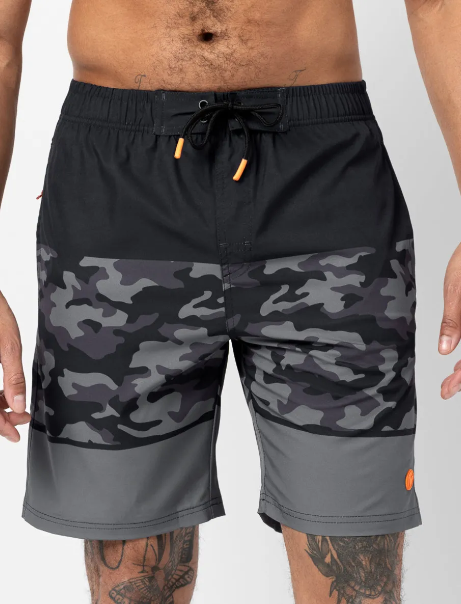 Elastic Waist Boardshorts