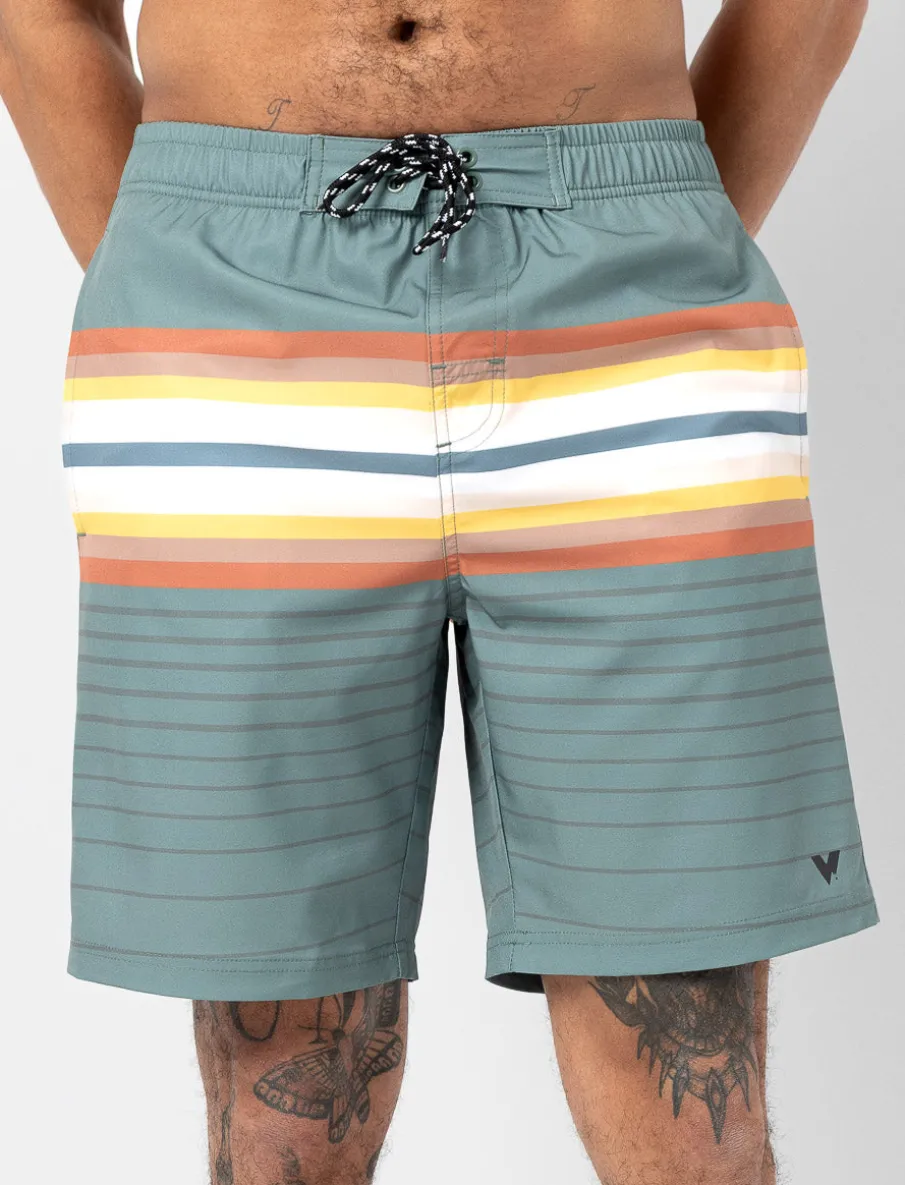 Elastic Waist Boardshorts