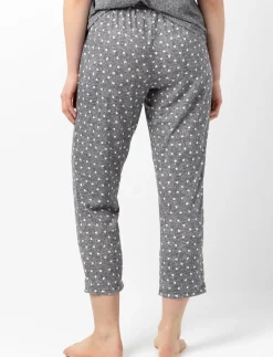 Elastic Waist Capri Pajama