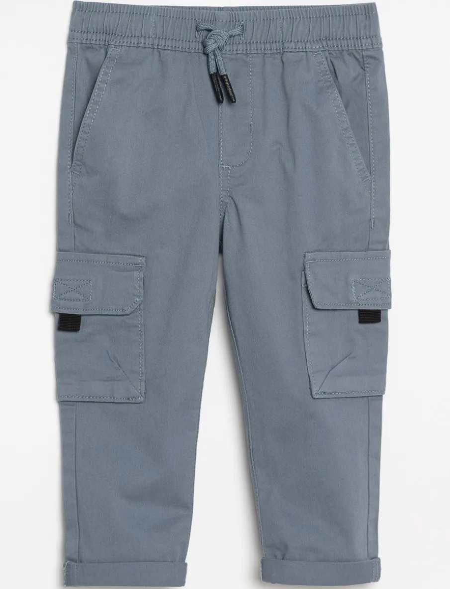 Elastic Waist Cargo Pants