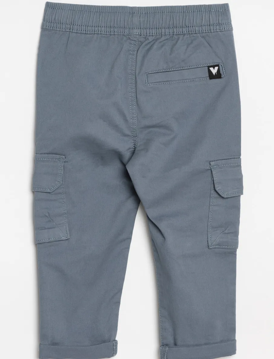 Elastic Waist Cargo Pants