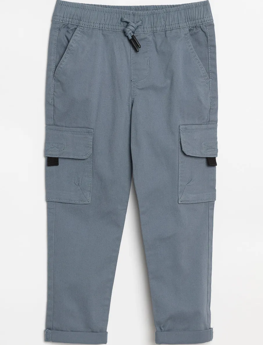 Elastic Waist Cargo Pants